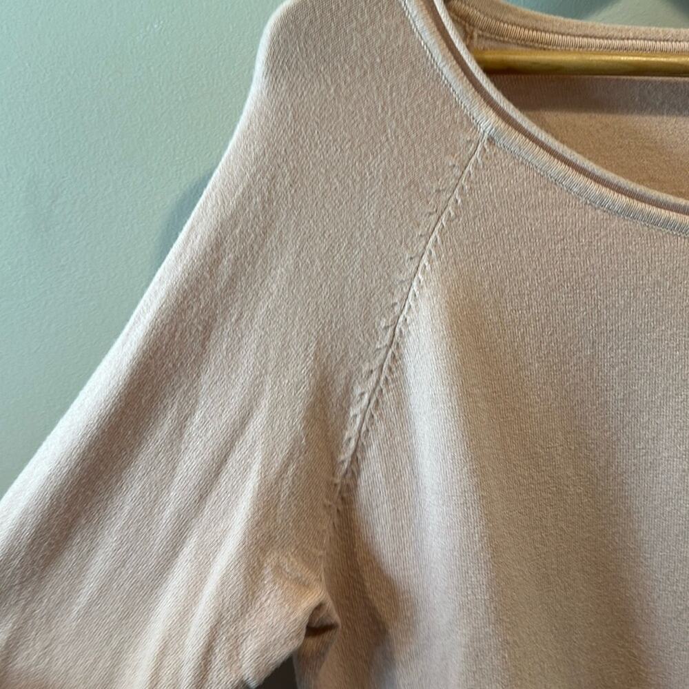 Pink Clover XL Valencia Pink Curved Hem Sweater‎ - Picture 5 of 8